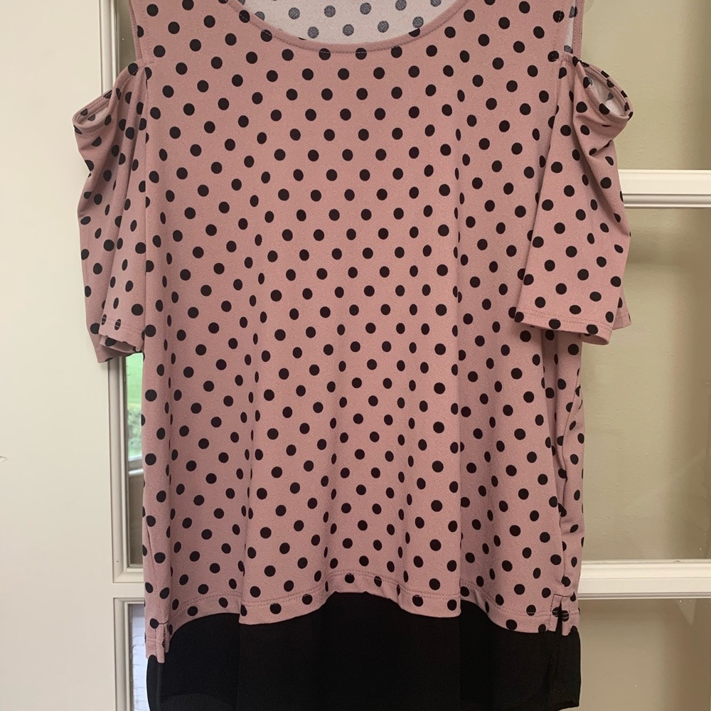 Cold shoulder blouse